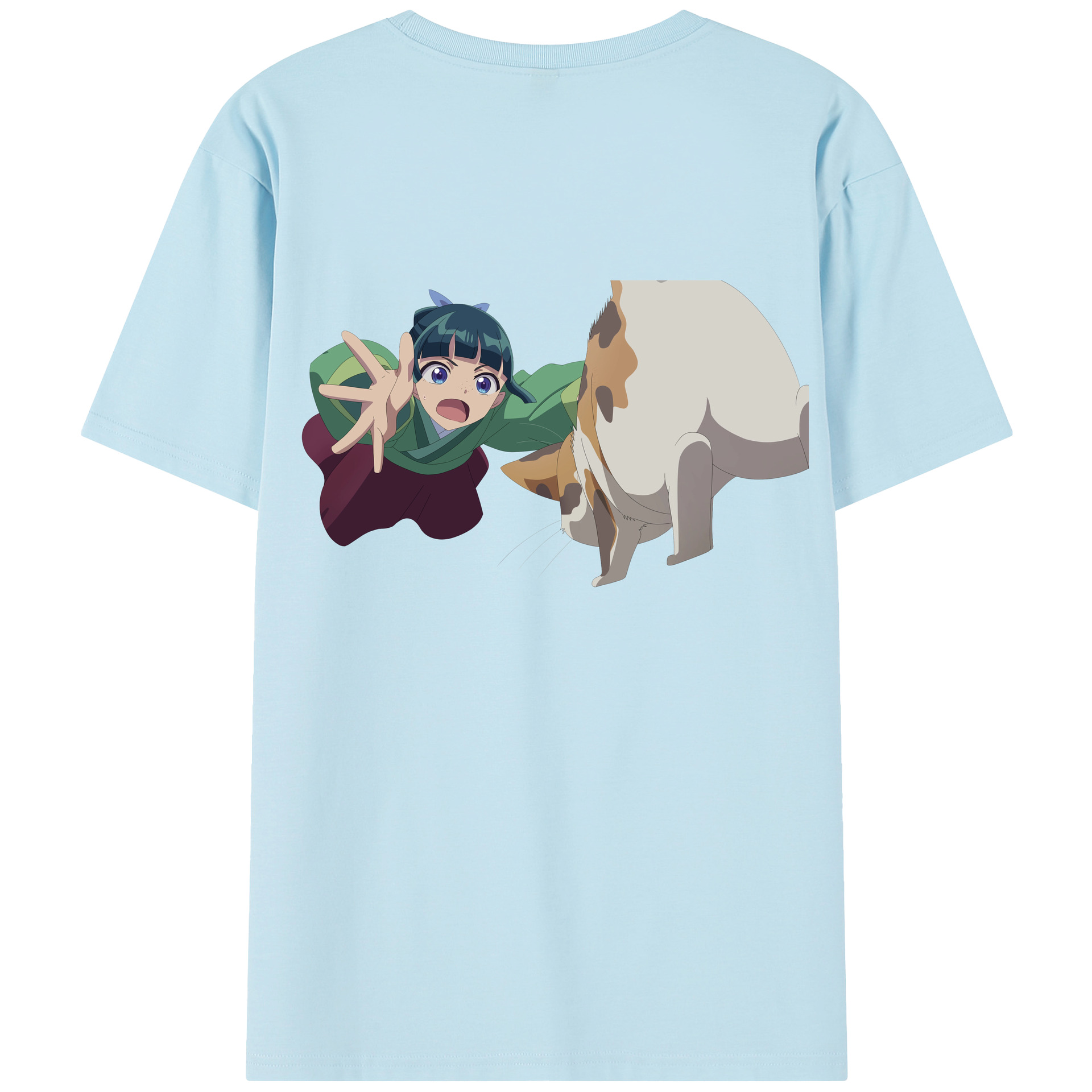 （画像用） 薬屋のひとりごと The Apothecary Diaries 綿100％半袖Tシャツ（背面プリント）